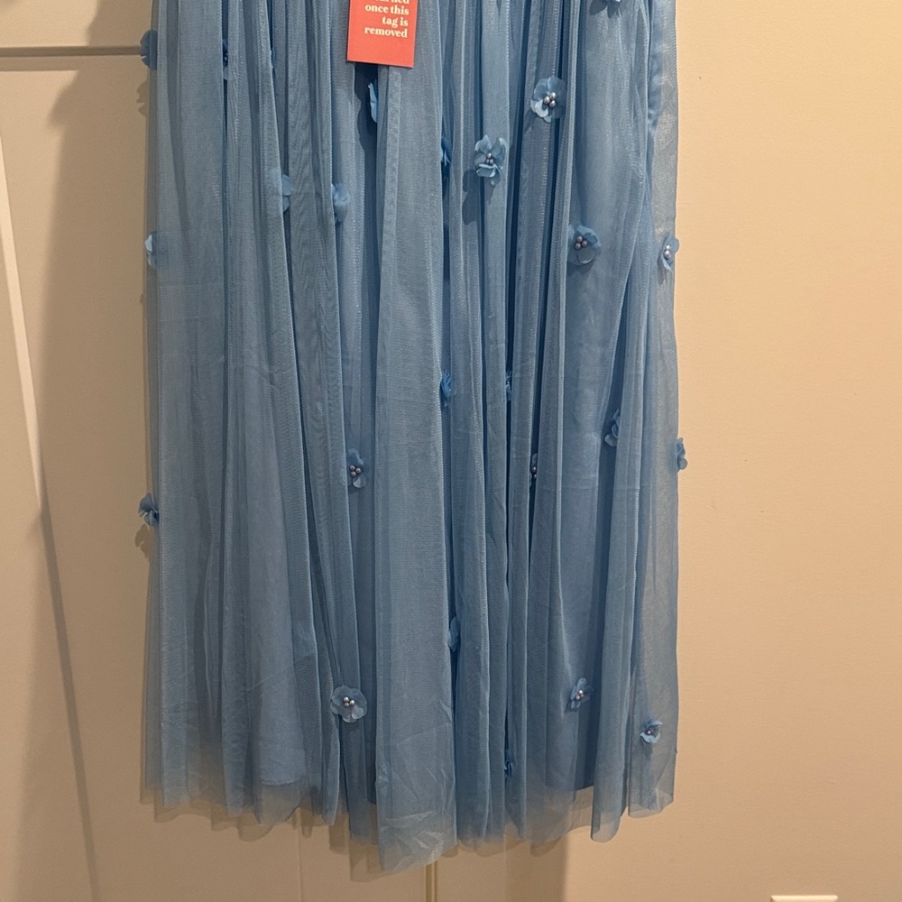 Elegant Blue Dress - Picture 4 of 5